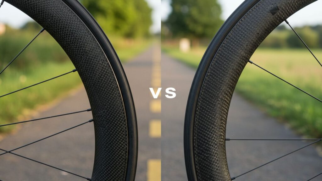 Roues en carbone versus roues en aluminium pour vélo de route